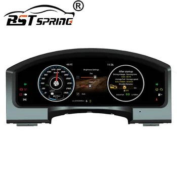 bosstar 12,3-инчов LCD-дисплей на арматурното табло на автомобила, скупчени Скоростомер за Toyota Landcruiser LC 200 2008-2019 с gps 2 GB оперативна памет, 32 GB rom